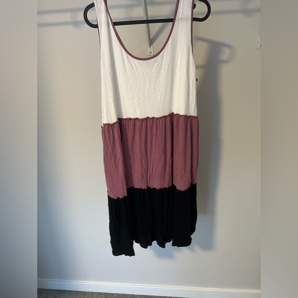 🧡5/$25🧡HEIMISH USA Sleeveless Colorblock Midi Dress